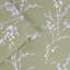 Laura Ashley Pussy Willow Moss Green Removable Wallpaper