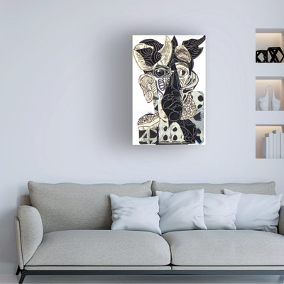 Art sur toile, noir et blanc