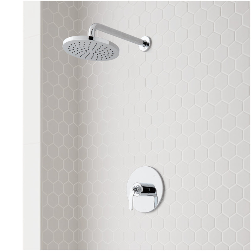 Gunther Pressure Balance Shower System - Chrome, Chrome