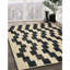 Tapis contemporain beige / noir-33452561