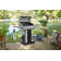 Kenmore 3-Burner Propane Gas Grill with Foldable Side Tables for Outdoor BBQ