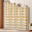 16 Pair Plastic Stackable Shoe Storage Cabinet For Entryway Easy Assembly-1064241713