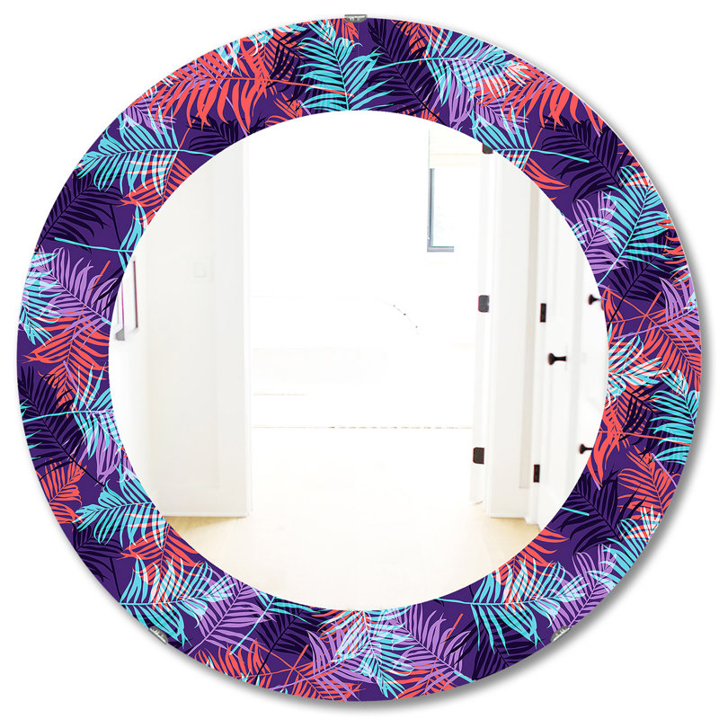 Miroir d'appoint Tropical Mood 6, H 31,5 po x l po