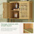 Ellory Bamboo Freestanding Over The Toilet Storage