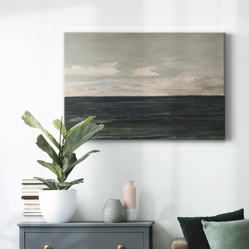 "Vintage Nautical Print-CLV III" sur toile, Toile tendue, H 13 po x l 19 po x P 1,5 po