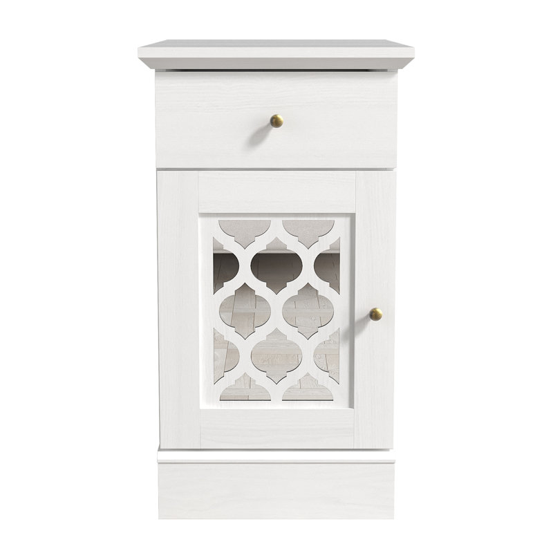 Table de bout Korbin, Perle chêne blanc