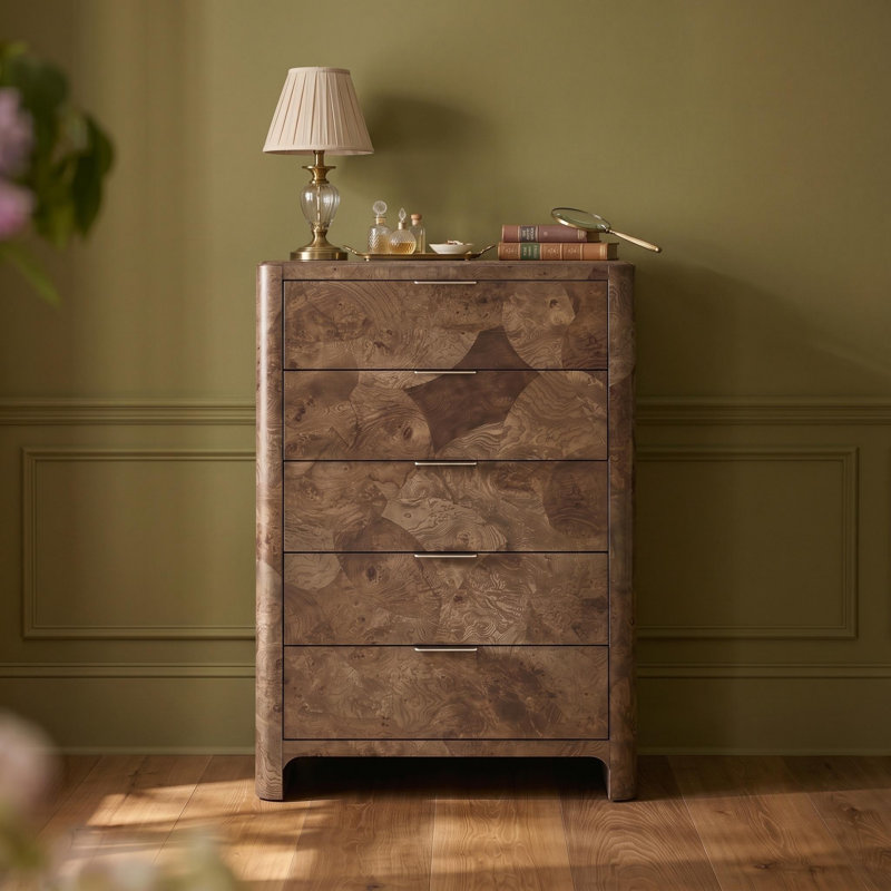 Commode moderne à 5 tiroirs Rutilus Heirloom