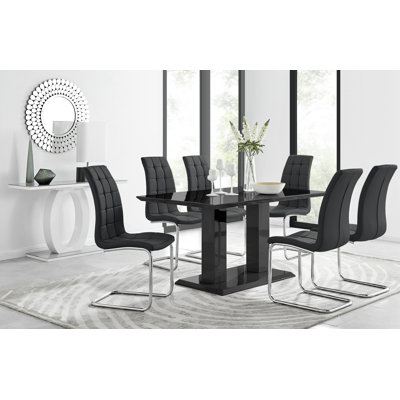 Eubanks Dining Set with 6 Chairs