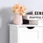 Armoire de rangement pour salle de bain blanche