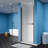 36-37.9 in. W x 72 in. H Pivot Swing Frameless Shower Door with Clear SGCC Tempered Glass-117010746