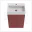 Modern 20" Striped Bathroom Vanity With Ceramic Sink, Freestanding Bathroom Cabinet For Modern Bathroom, KD-212912885