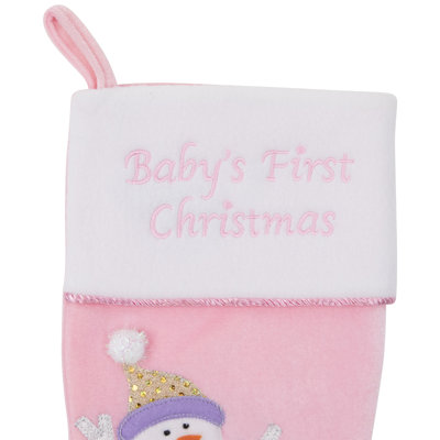 Chaussette de Noël en velours de Noël 21 po