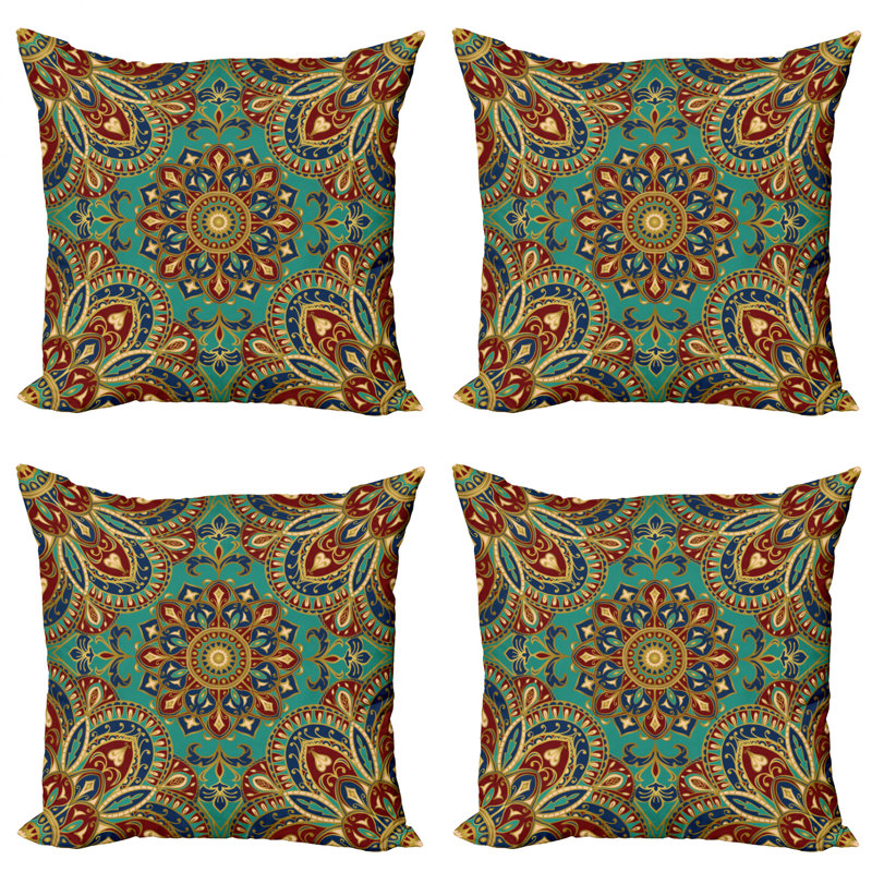 Housse de coussin Mandala, 20 po X 20 po
