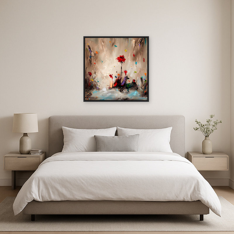 «Before the rain» par Stanislav Lazarov, reproduction d'art sur toile encadrée, 30 x 30
