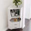 Bar en bois avec dossier en miroir-227445554