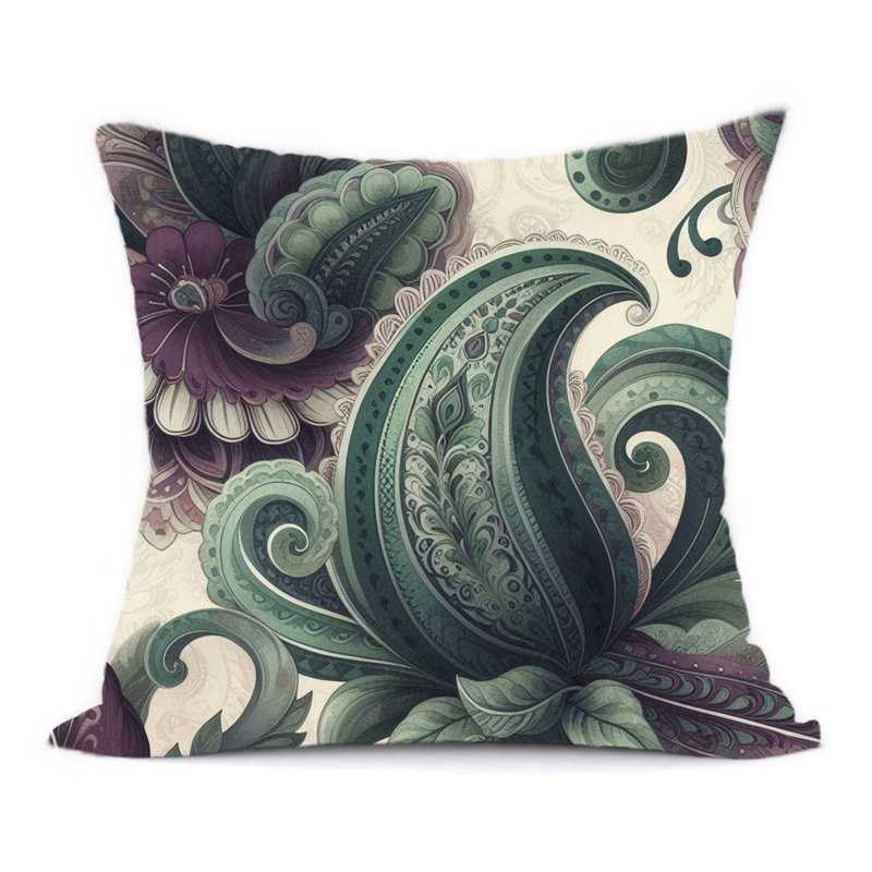 Abstract Reversible Throw Pillow