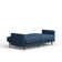 81.5" Amber-Square Arm Sleeper Sofa With 8-Button Tufting In MCM Vintage Design