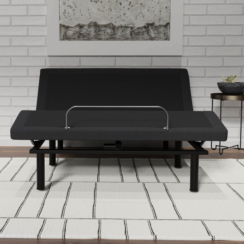 Grand lit ajustable: zéro, éclairage ambiant à DEL et base Tech Glide