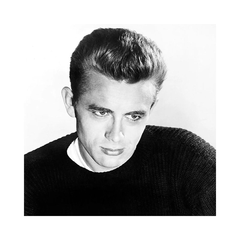 James Dean (1931-1955) - Wrapped Canvas Print, 45.72 cm H x 45.72 cm W x 3.175 cm D