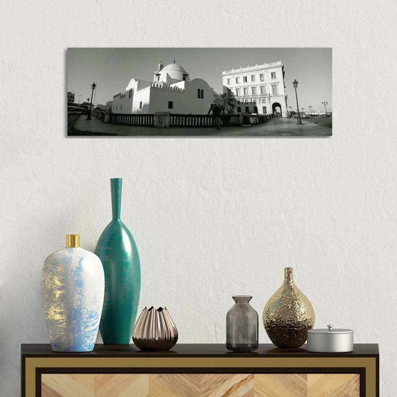 Low Angle View Of A Mosque - Wrapped Canvas Panoramic Print, 30.48 cm H x 91.44 cm W x 1.91 cm D