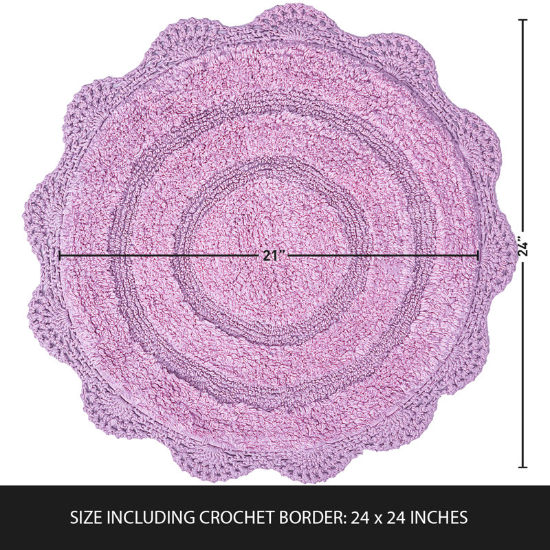 Casanova Non-Slip, Lavender, 24" L x 24" W