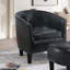 Fauteuil d'appoint Jacklyn avec repose-pieds