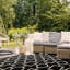 Tapis géométrique noir / beige Arneshia-20794292