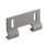 Prime-Line Shower Door Bottom Hook Guide, 2 in. Hole Center Spacing, Plastic Construction, Gray in Color