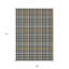 Tapis intérieur lavable ivoire écossais 9 pi x 12 pi HomeRoots