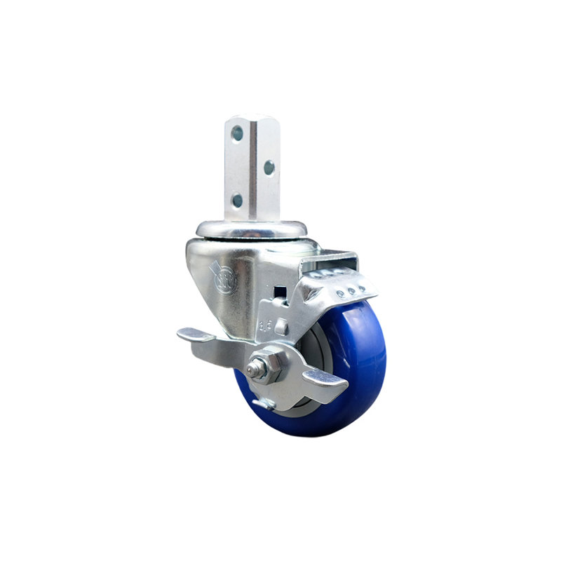 Polyurethane Casters, Blue