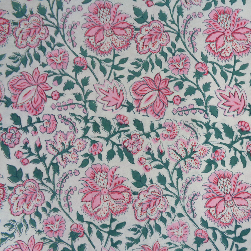 Nappe ronde rose et bleue Rosaline, 70" Round