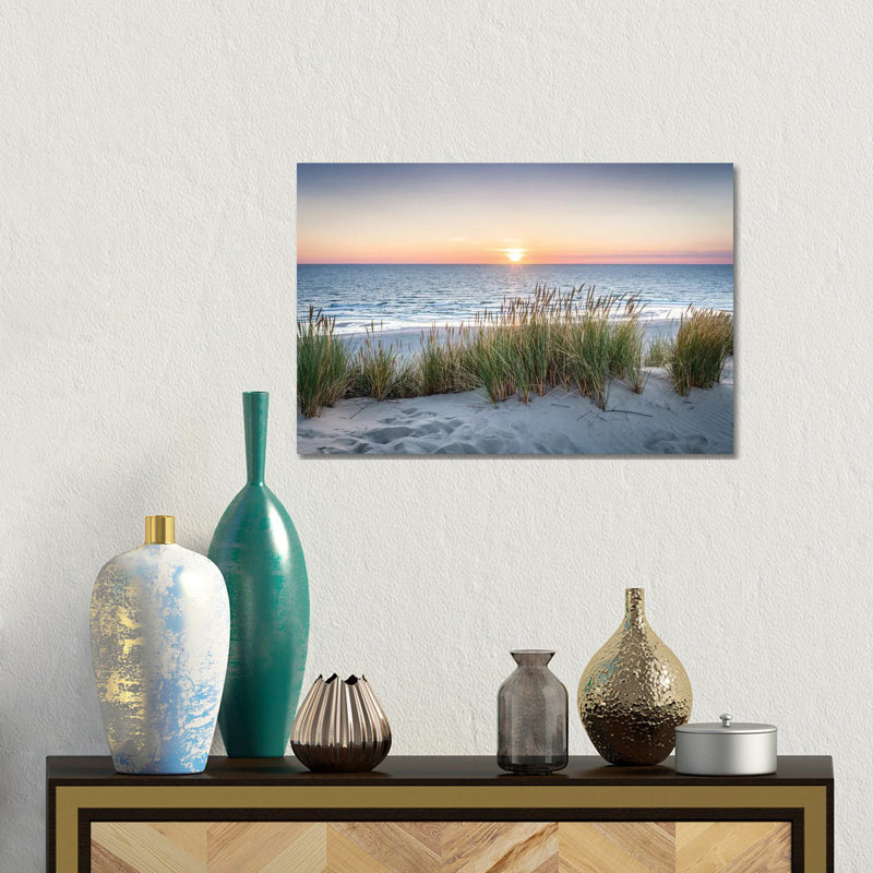 «Dune Landscape At Sunset II» - Giclée sur toile tendue avec châssis, H 12 po x l 18 po