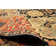 Tapis bleu marine en laine Kerman