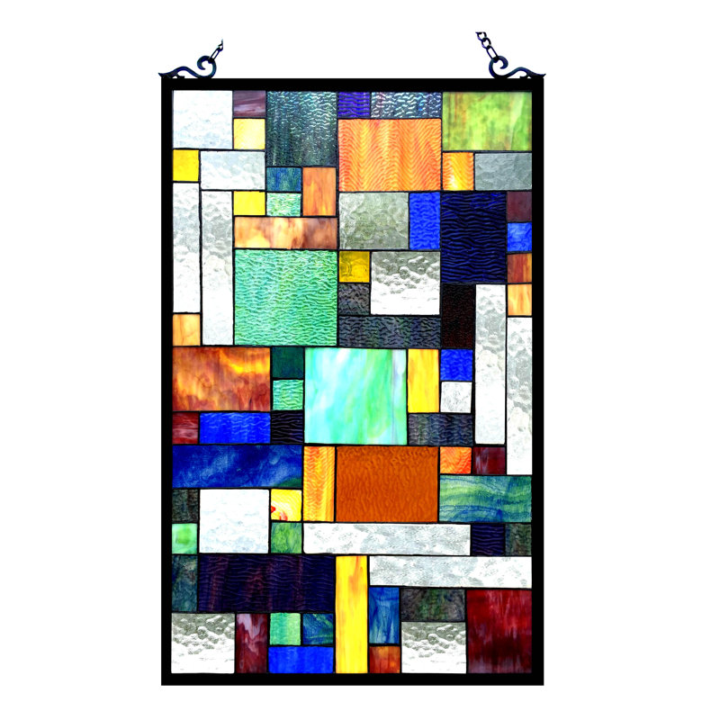 Panneau de fenêtre rectangulaire en verre avant-gardiste