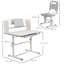 Karnes 80cm Writing Desk Chair Set-1780025618