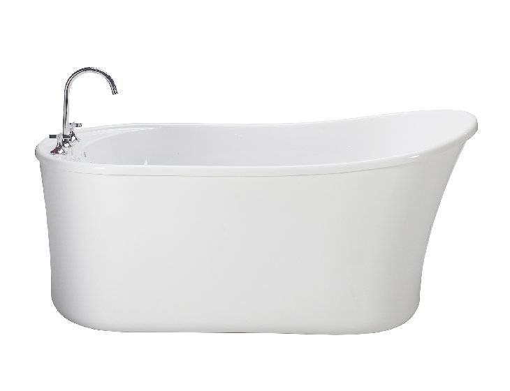 Eryn 60" Freestanding Soaking Bathtub, Acrylic CXL®