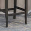 Tabouret de comptoir contemporain capitonné à oreilles en tissu, ensemble de 2-1224362004