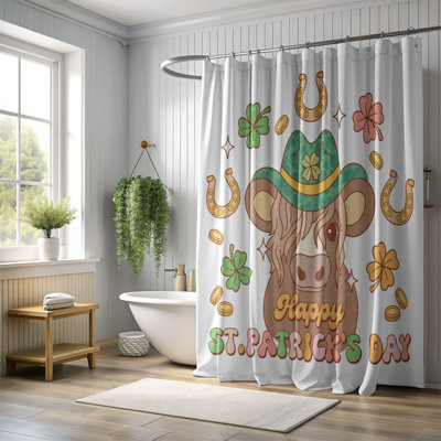 Happy St.Patricks Day - 1 Piece Premium Shower Curtain
