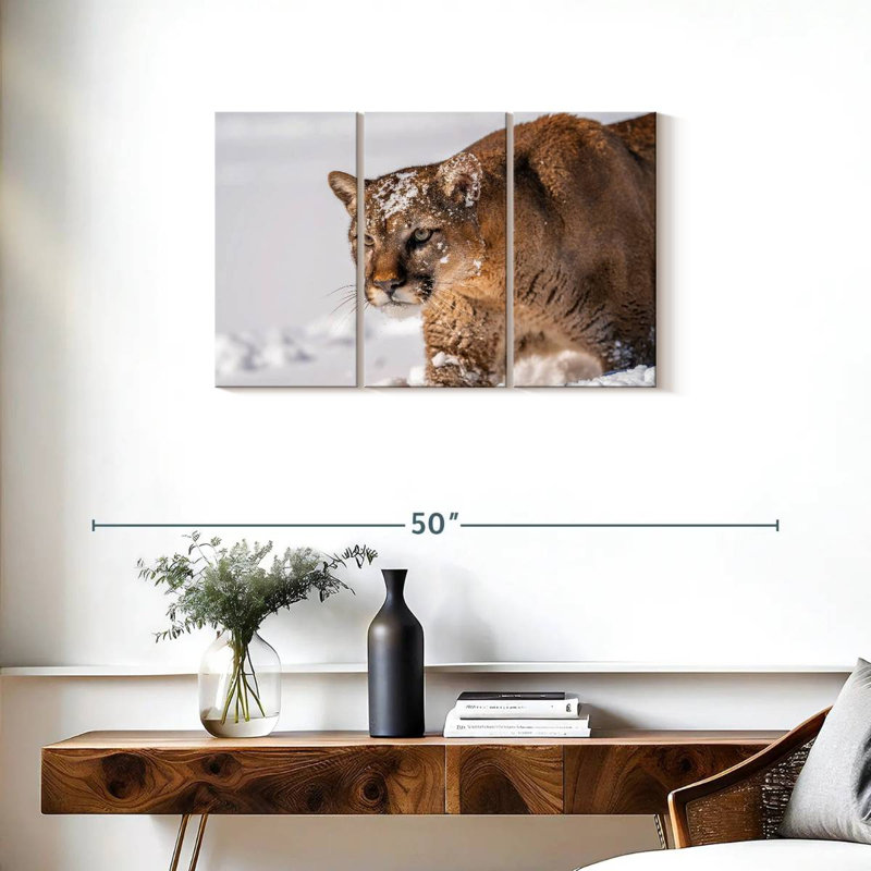 Ronce de lions en hiver, H 20 po x l 33 po