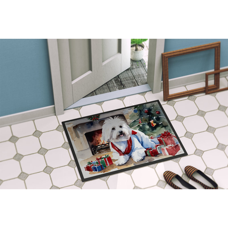 Tapis d'entrée antidérapant Jeimi, L 24 po x L 36 po