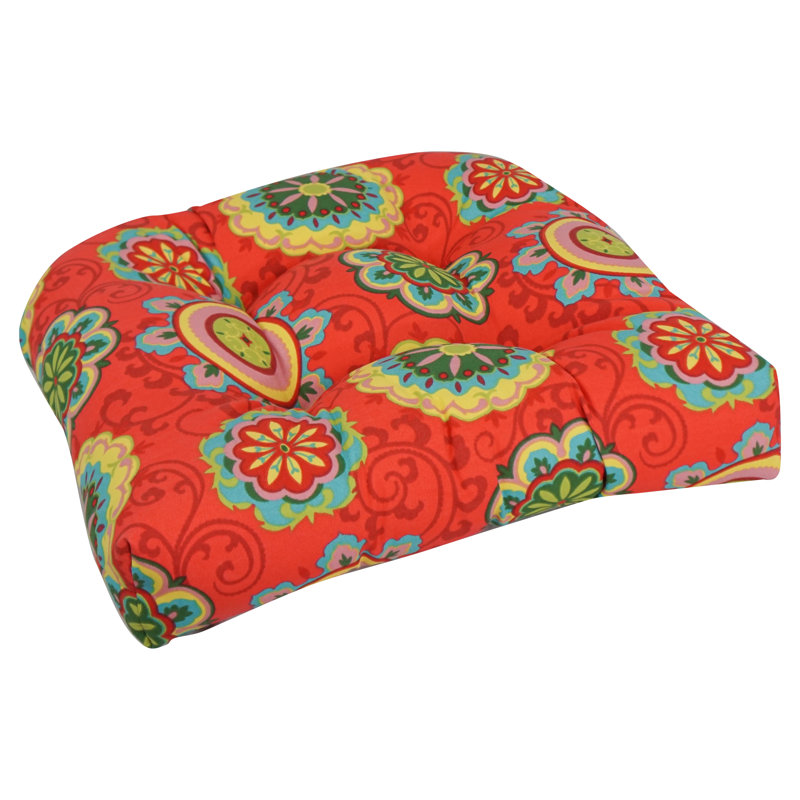 Outdoor 5'' Seat Cushion, Farmington Terrace Grenadine
