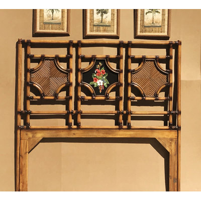Polk Wicker Open-Frame Headboard
