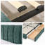 Structure de lit tapissier pour grand lit avec tissu en chenille épais et tiroirs de rangement sous le lit-1319889332-1319889329
