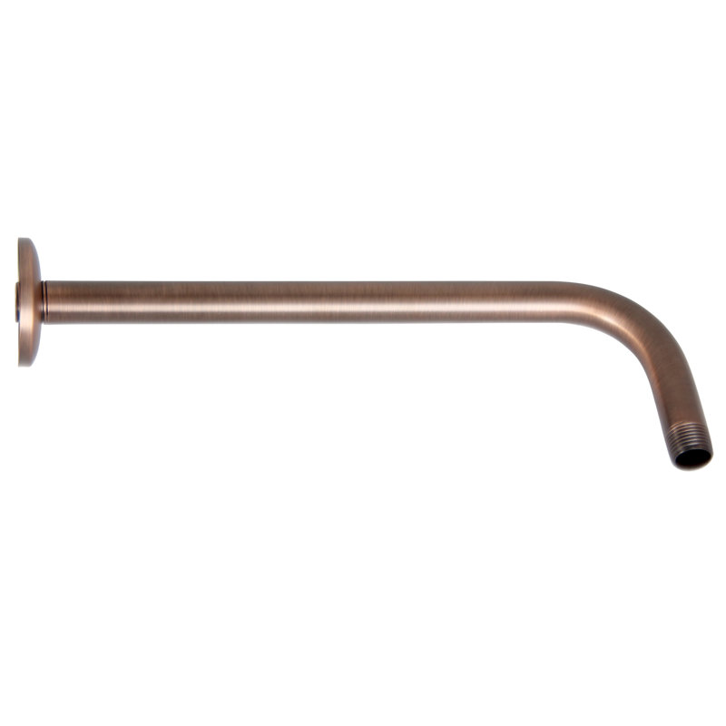 Wall Mount L Type Shower Arm with Flange, Oil Rubbed Bronze