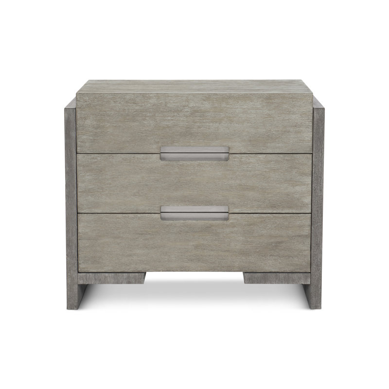 Foundations 3 - Drawer Nightstand in Light Shale/Dark Shale