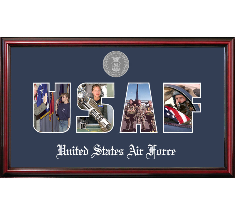 Cadre photo petite "air force collage"