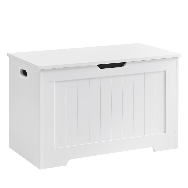Amann Large Volume Kid Toy Storage Bench, White