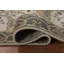 Tapis de couloir oriental fait à la main ivoire Oushak 3 x 8