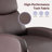 25.2" Wide Vegan Leather Push-back Massage Recliner Chair with Remote Control-1438641474