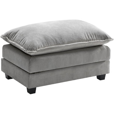 George Chenille Rectangle Ottoman